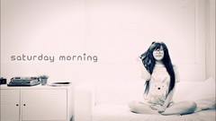 Woman glasses beds asians long hair models black hair Korean 