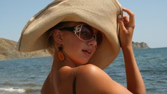 Woman glasses bikini ukrainian Met-Art magazine Milena D