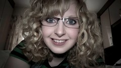 Woman glasses blondes