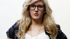 Woman glasses blondes ellie goulding Ellie Simple Background 