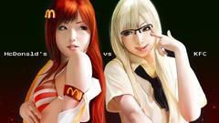 Woman glasses blondes long hair anime girls redheads ronald 