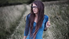 Woman glasses brunettes