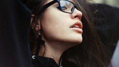 Woman glasses brunettes girls with glasses Russians