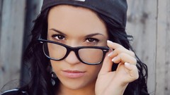 Woman glasses brunettes models girls with glasses