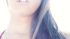 Woman glasses brunettes portraits TeraVena Sugimoto