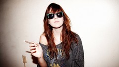 Woman glasses Cigarettes redheads Taylor McCutchan