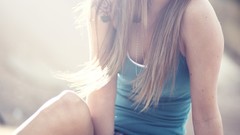 Woman glasses faces legs shoulders brunettes models TeraVena 