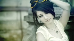 Woman glasses girls with glasses