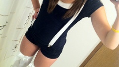 Woman glasses iphone brunettes teen girls with glasses self shot