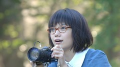 Woman glasses Japanese Celebrity Cameras Actress asians short 