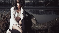 Woman glasses models girls with glasses