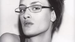 Woman glasses monochrome girls