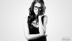 Woman glasses monochrome susan coffey girls with glasses