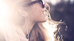 Woman glasses sunlight girls with glasses