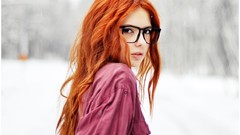 Woman glasses sweden ebba zingmark redheads
