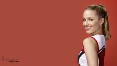 Woman Glee Celebrity Actress smiling models dianna agron