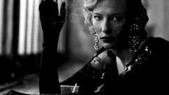 Woman gloves smoking blondes cate blanchett