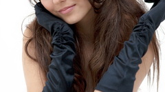 Woman gloves victoria justice