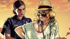 Woman grand theft auto rockstar games artwork video games grand 