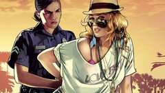 Woman grand theft auto video games