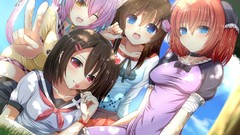 Woman grass nekomimi anime