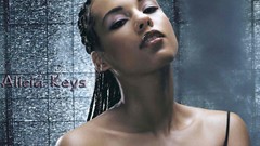 Woman gray background Celebrity alicia keys singers black people