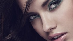 Woman gray eyes brunettes models adriana lima Latina