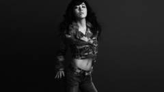 Woman grayscale asians monochrome