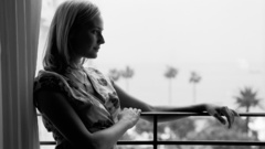 Woman grayscale Diane Kruger