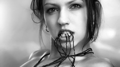 Woman grayscale Eufrat