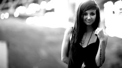 Woman grayscale Lights Valerie Poxleitner Lights (singer)