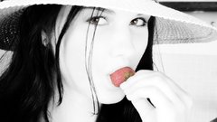 Woman grayscale Monika C