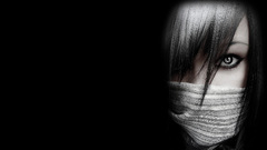 Woman grayscale monochrome