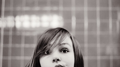 Woman grayscale monochrome faces