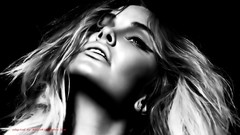 Woman grayscale monochrome faces