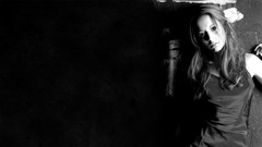 Woman grayscale Taryn Southern