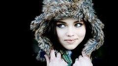 Woman green eyes brunettes india eisley