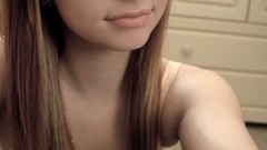 Woman green eyes brunettes models teen