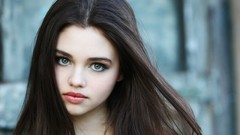 Woman green eyes brunettes teen india eisley