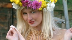 Woman green eyes Met-Art magazine Lilu C