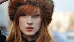 Woman green eyes models redheads