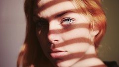 Woman green eyes redheads