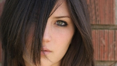 Woman green eyes Sadie