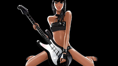 Woman guitars