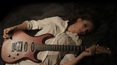 Woman guitars