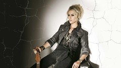 Woman guitars blondes models Ana Hickmann