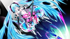 Woman guitars hatsune miku vocaloid miku append Vocaloid Append