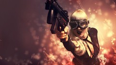 Woman Guns Actress goggles