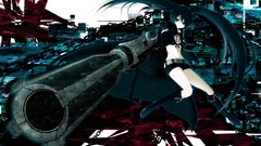 Woman Guns Anime black rock shooter