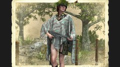 Woman Guns Army soldiers legs